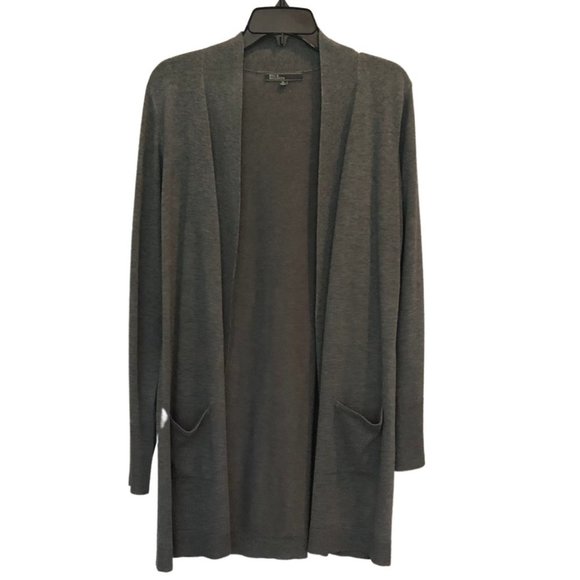 89th & Madison Sweaters - 89th & Madison Grey Cardigan